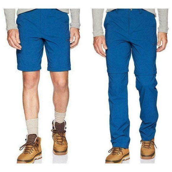Bundle " 3 x $20" Solstice Men's NWT Stretch Convertible Blue Pants - Picture 2 of 9
